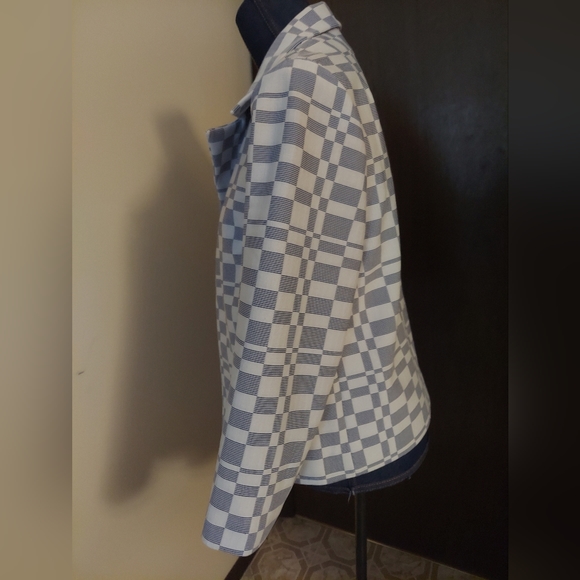 Vintage Retro Geometric Amy Adams Knits Jacket, 16A - Picture 4 of 11